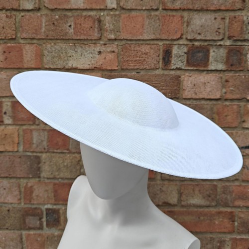 White large wide - large, plain