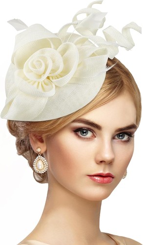 Ladies fascinator hat retro - ladies,