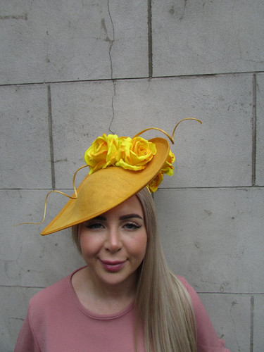 Large mustard dark - large, rose