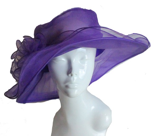 Large hat fascinator - fascinator, weddings