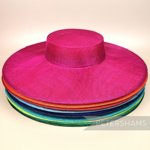Large brim sinamay boater - sinamay,
