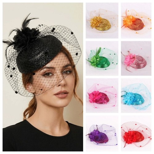 Women fascinator hair clip hat - hair,
