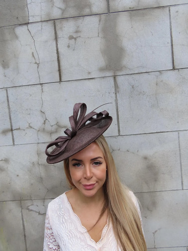 Large dark brown - dark, hat
