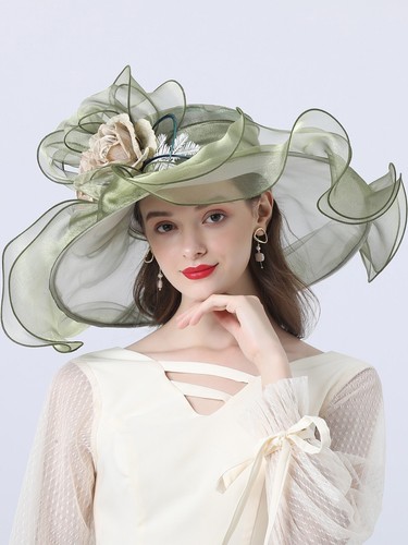 Green organza kentucky derby - kentucky,