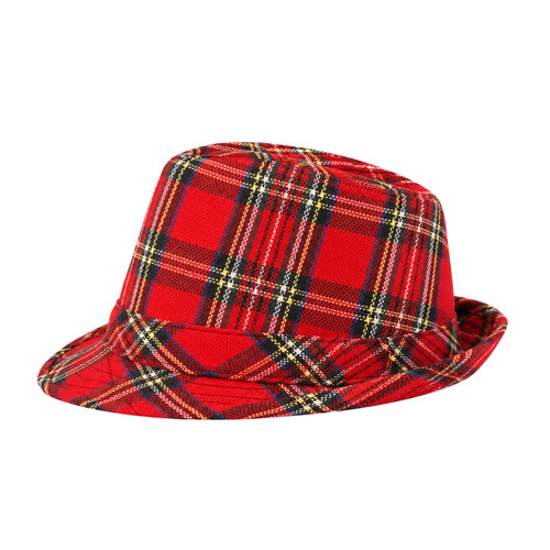 Scottish red tartan mini - mini, top