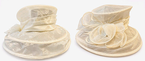 Cream sinamay wedding - m&s,