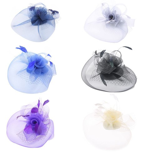 Large feather hair - large, hat