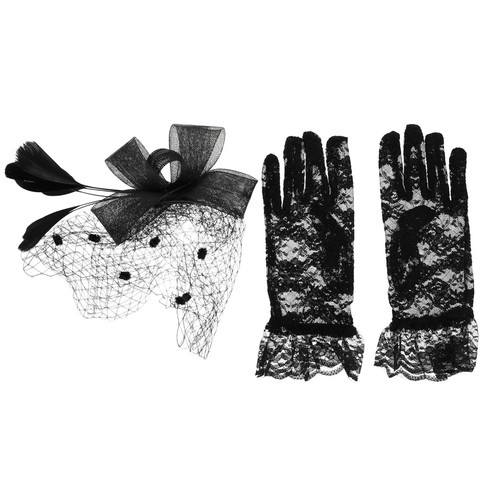 Bow fascinator veil - fascinator, clip