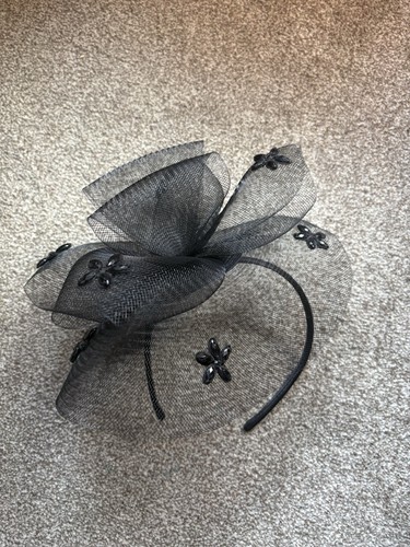 Mesh wedding fascinator hat - wedding,