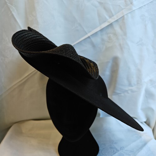 Black big bow - black,
