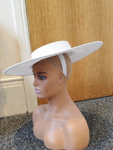 White fascinator hat - fascinator, perfect