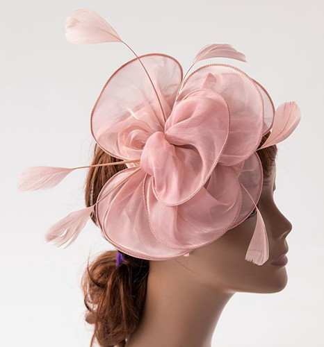 Fascinator wedding hat - fascinator, with