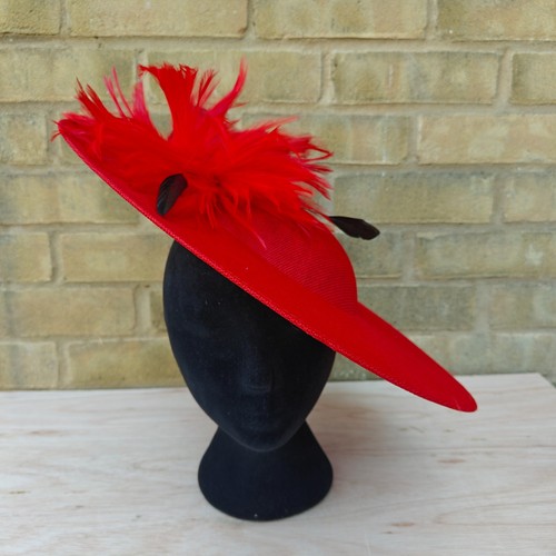 Red feather 40cm disc wide