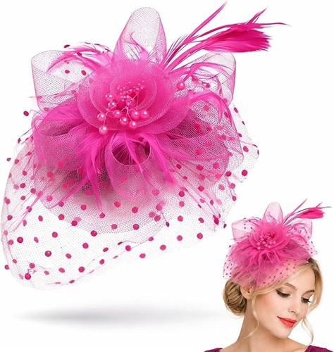 Fascinator hat with - with, &