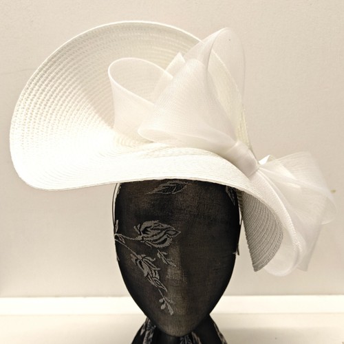 White large straw - white,