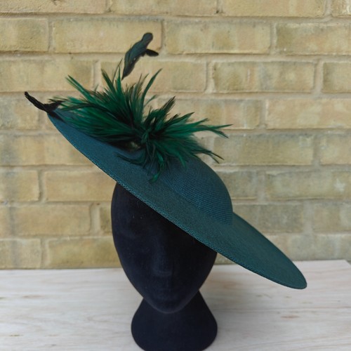 Dark green feather 40cm - , disc