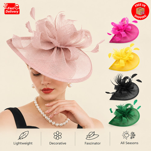 Women feather fascinator hat - feather,